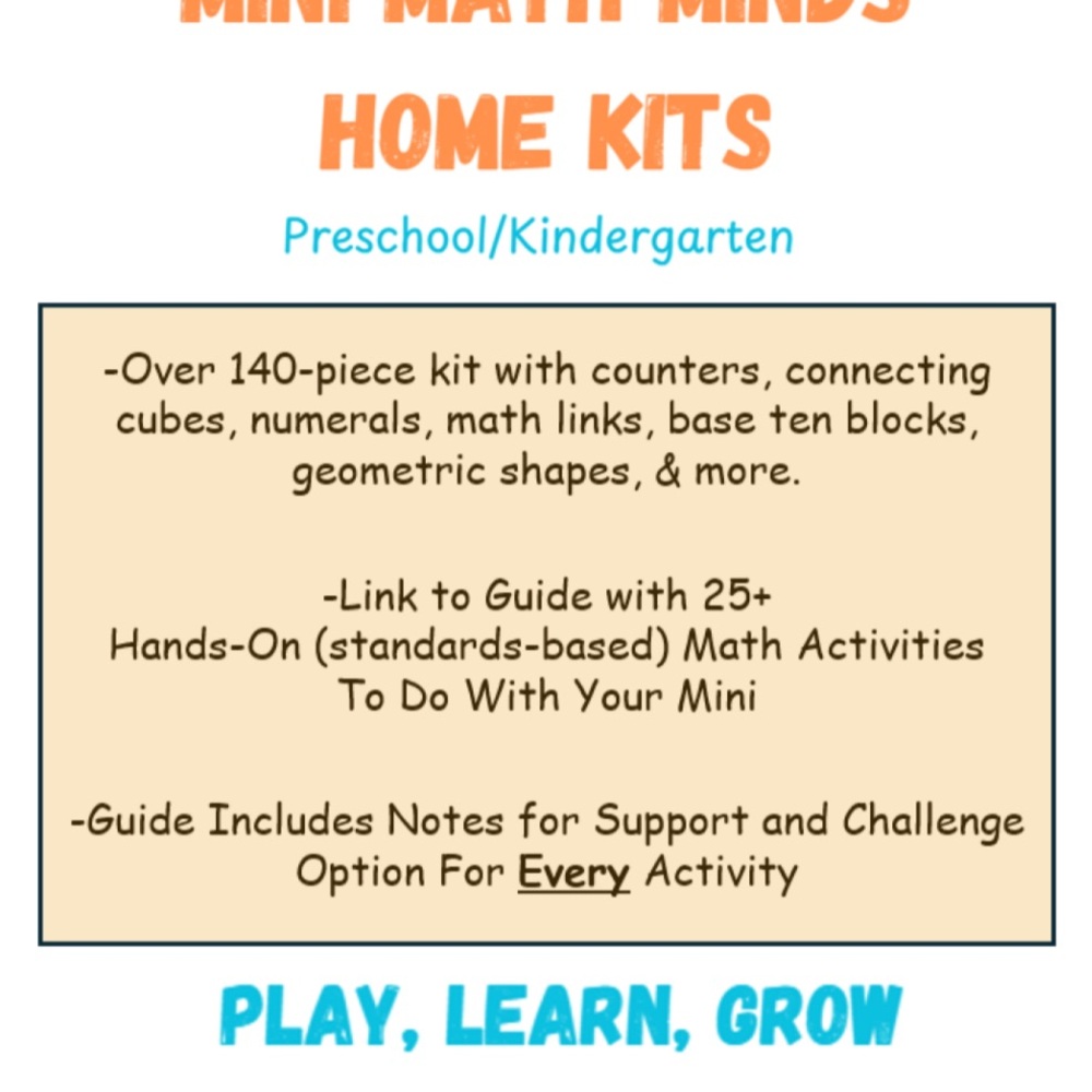 Mini Math Mind Home Kit- (activity guide and details @mini.math.minds on Insta) - Picture 5 of 14
